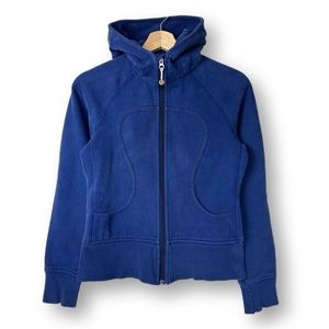 Lululemon Athletica Retro Scuba Everyday Hoodie Sweatshirt Purple Small